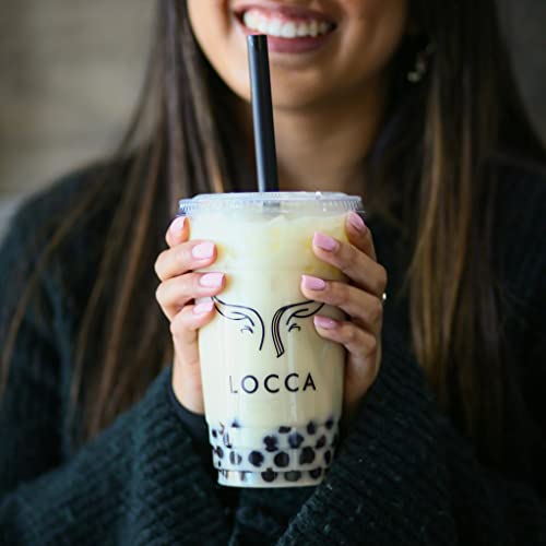 Locca Premium Boba Tea Kit (24+ Drinks) with Boba Cards, Loose Leaf Teas, Tapioca Pearls (Boba) DIY Boba Kit with Thai, Jasmine, Black (Thai Bliss Edition) from Locca