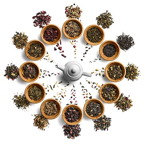 Cha4TEA 100-Count Variety Sampler Pack for Keurig K-Cup Brewers, 10 Flavors from 