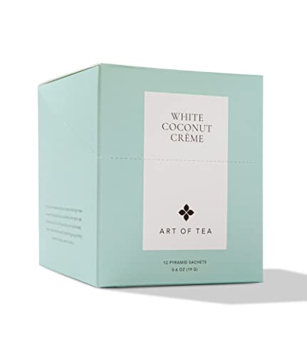 Art of Tea | White Coconut CrÃ¨me | 12 Eco Friendly Pyramid Tea Bag Sachets from Art of Tea