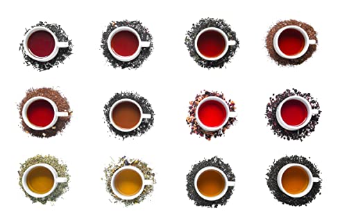 Cha4TEA 100-Count Variety Sampler Pack for Keurig K-Cup Brewers, 10 Flavors from 