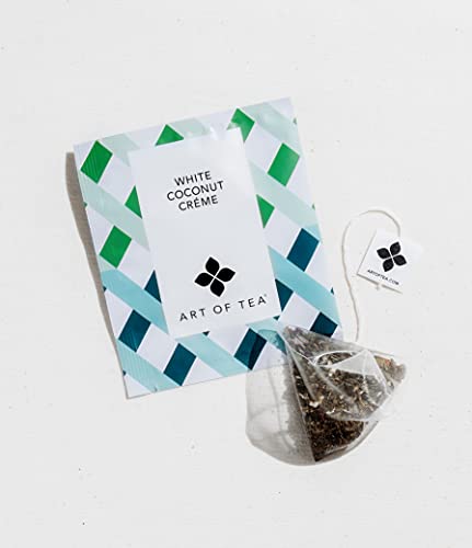 Art of Tea | White Coconut CrÃ¨me | 12 Eco Friendly Pyramid Tea Bag Sachets from Art of Tea