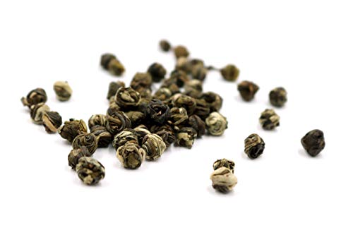 BESTLEAFTEA- 2021 Spring Picked Jasmine Pearl Green Tea/Top Quality Chinese Loose Leaf Tea 100 gram/3.5 OZ by BESTLEAFTEA