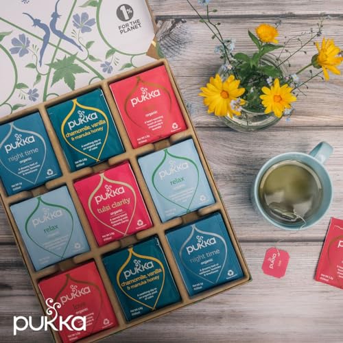 Pukka Herbs | Relax Tea Selection Box | Eco Friendly Gift | Ideal Birthday, Thank You or Anniversary Gift | Perfect For Relaxing | 45 Sachets | 5 Flavours from AmazonUs/UNDA7