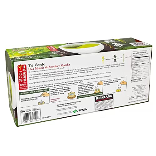 Kirkland Signature Ito En Matcha Blend, 100% Japanese Green Tea Leaves, 100 T... by Kirkland, Product of Japan