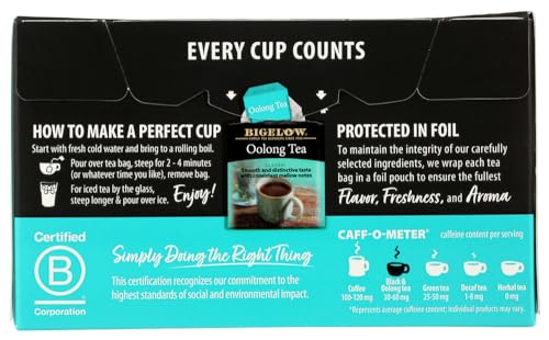 Bigelow Tea Oolong, 20 Bags (3 Pack) by Bigelow