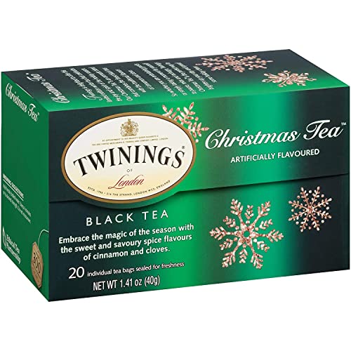 Twining Tea Bags Bundle Set â Christmas-Tea and Winter Spice | Perfect for Holidays and Winter Season | Taste that Soothes the Senses | Natural Ingredients by Twinings