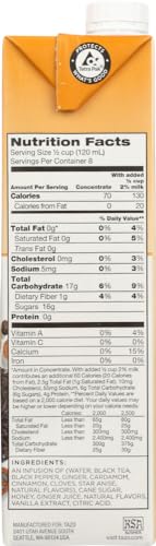 Tazo Chai Tea Latte Concentrate (32 oz, 1 quart) - Pack of 3 from 