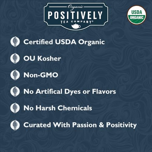 Organic Positively Tea Company, Assam TGFOP Black Tea, Loose Leaf, 16 Ounce from Organic Positively Tea Company