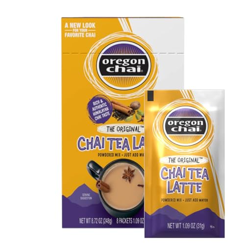 Oregon Chai Chai Tea Latte Original Powdered Mix, 8 Packets from Kerry