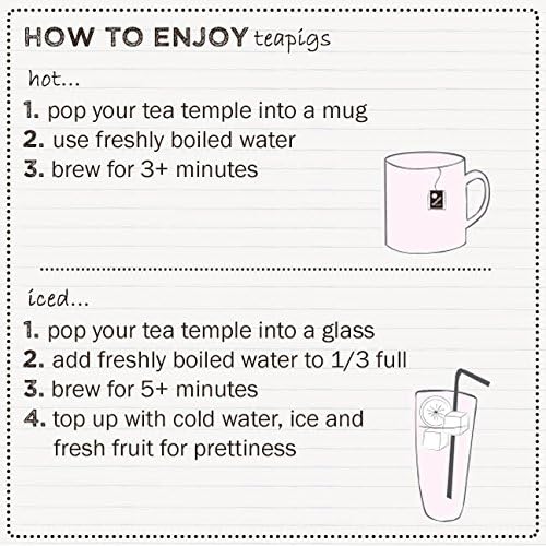 teapigs Liquorice and Peppermint Tea Bags Made With Whole Leaves, 50 Count, Sweet, liquorice, mint (5422) by teapigs