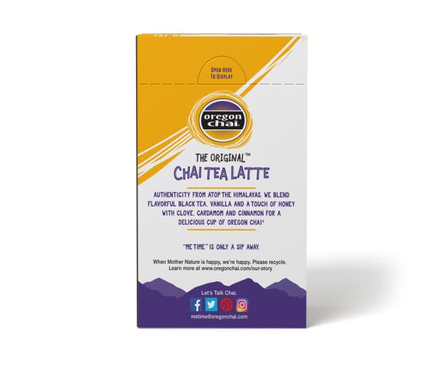 Oregon Chai Chai Tea Latte Original Powdered Mix, 8 Packets from Kerry