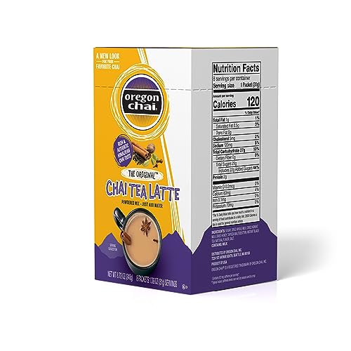 Oregon Chai Chai Tea Latte Original Powdered Mix, 8 Packets from Kerry