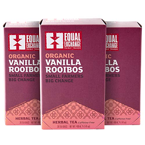 Equal Exchange Organic Vanilla Rooibos Tea, 20-Count (Pack of 3) by Equal Exchange