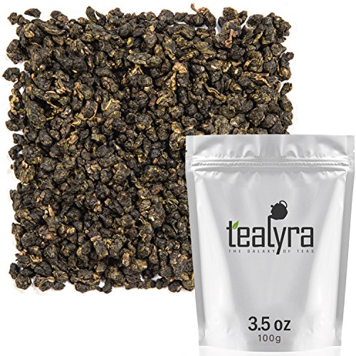 Tealyra - Milk Jin Xuan Oolong - High Mountain Taiwanese Loose Leaf Tea - Great Milky Cream Taste and Aroma - Organically Grown - Weight Loss Tea - 100g (3.5-ounce) by Tealyra