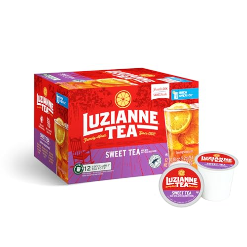 Luzianne Sweet Iced Tea, Single Serve K-Cup Pods, 12 Count by Luzianne