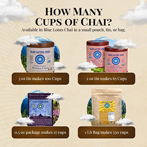 Blue Lotus Chai Golden Masala Flavor (3 oz) from BLUE LOTUS