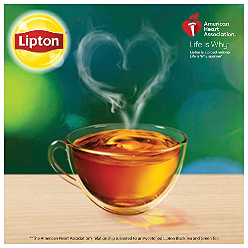 Lipton Tea Bags For a Delicious Beverage Decaf Black Tea Caffeine-Free and Made With Real Tea Leaves 75 Tea Bags (Pack of 2) by Lipton
