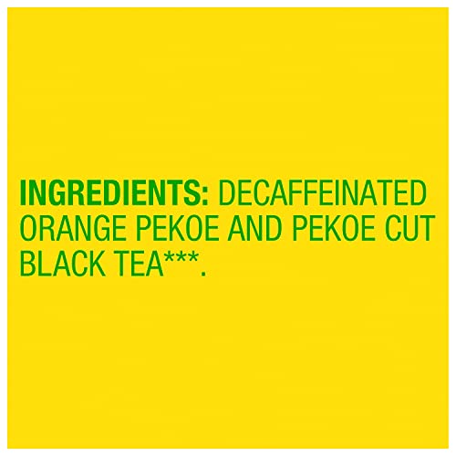 Lipton Tea Bags For a Delicious Beverage Decaf Black Tea Caffeine-Free and Made With Real Tea Leaves 75 Tea Bags (Pack of 2) by Lipton