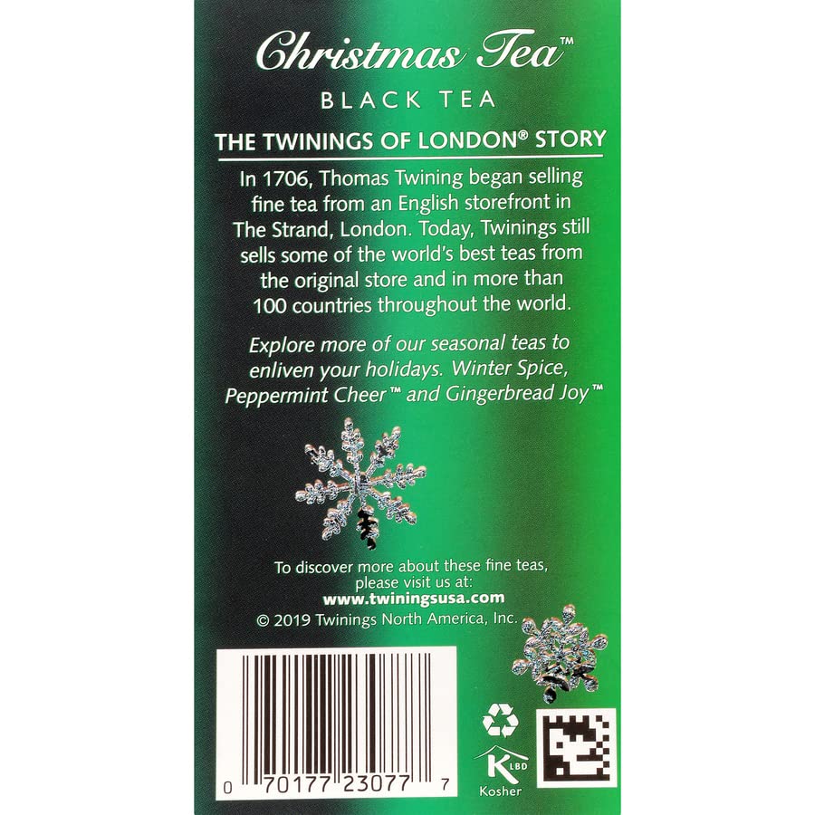 Twinings Christmas Tea - 20 count (2 PK) packaging may vary by Twinings