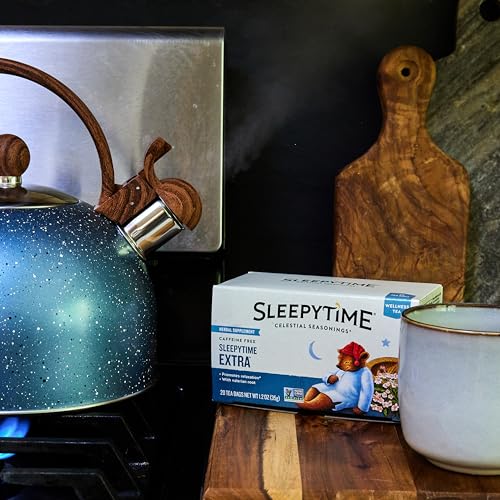 Celestial Seasonings Wellness Tea, Sleepytime Extra, Caffeine Free Sleep Tea, 20 Tea Bags (Pack of 6) by Celestial Seasonings
