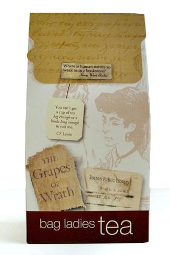 Novel Teas contains 25 teabags individually tagged with literary quotes from the world over, made with the finest English Breakfast tea. by Bag Ladies Tea