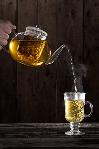 Chamomile Tea 1LB (16Oz) 100% CERTIFIED Organic (USDA seal) Chamomile Flowers Herbal Tea (Matricaria Chamomilla) in 1 lb Bulk Kraft BPA free Resealable Bags from U.S. Wellness from U.S. Wellness LLC