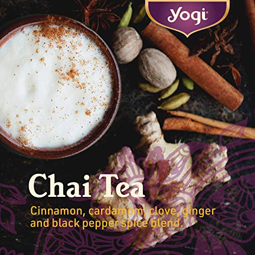 Yogi Tea - Honey Chai Turmeric Vitality (4 Pack) - Supports Overall Health - 64 Tea Bags by Yogi
