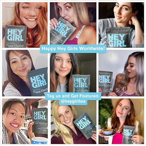 Feel Better Herbal Tea - Immune Support , Immune Booster w/ Echinacea , Elderberry , Vitamin C , Ginseng , Ginger - Thoughtful Gifts For Women by HEY GIRL
