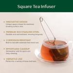 VAHDAM, Set of 2 Infusers & 1 Tea Spoon - Stainless Steel, Tea Strainer - Square Tea Infuser, Triangle Tea Infuser & Perfect Serve Tea Spoon - Durable Tea Maker by Vahdam
