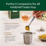 VAHDAM, Set of 2 Infusers & 1 Tea Spoon - Stainless Steel, Tea Strainer - Square Tea Infuser, Triangle Tea Infuser & Perfect Serve Tea Spoon - Durable Tea Maker by Vahdam