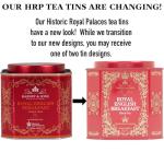 Harney & Sons Royal Tea Tin Blend of Black Teas, Great Present Idea Sachets, 2.67 Ozs, English Breakfast, 30 Count from Harney & Sons