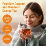 Caramel Mandarin Orange Rooibos Tea Bags - 100 Count