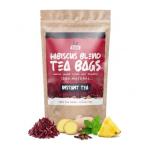 Premium Hibiscus Tea Bags with Ginger & Mint