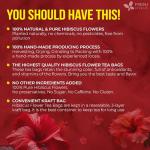 Premium Hibiscus Tea Bags - 100% Natural & Vegan