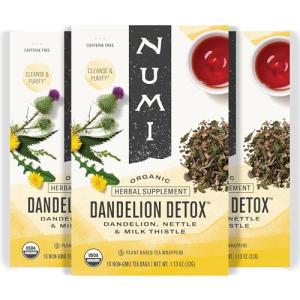 Numi Organic Dandelion Detox Herbal Tea Bags