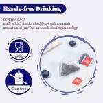 FullChea Blueberry Herbal Tea Bags, 50 Count