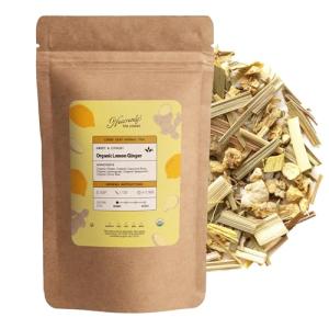 Organic Lemon Ginger Loose Leaf Herbal Tea, 4 oz