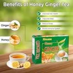 Honey Ginger Tea with Lemon - Caffeine-Free Blend