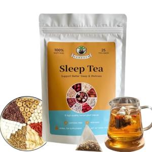 Organic Sleep Tea Bags – Caffeine-Free Herbal Blend