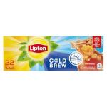 Lipton Cold Brew For a Refreshing Beverage Family Size Tea Bags Freshly Brewed Iced Tea With Cold Water In Less Than 5 Minutes 22 count, Pack of 6 by Unilever / Best Foods