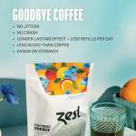 Zest High Caffeine Energy Hot Tea Blend, Natural & Healthy Coffee Substitute, Perfect for Keto & Whole 30, 20 servings (150mg Caffeine each), Compostable Teabags (No Plastic) - Blue Lady Black Tea by Zest Tea