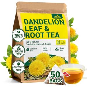 Caffeine-Free Dandelion Leaf & Root Tea, 50 Bags