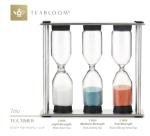 Teabloom Trio Tea Timer - 2 Minutes for Light-Strength White/Green Teas, 3 Minutes for Medium-Strength Black/Oolong Teas, and 5 Minutes for Full-Strength Black/Oolong/Herbal Teas from Teabloom