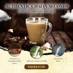 Blue Lotus Chai - Rooibos Flavor Masala Chai - Makes 65 Cups - 2 Ounce Masala Spiced Chai Powder with Organic Spices - Instant Indian Tea No Steeping - No Gluten by BLUE LOTUS