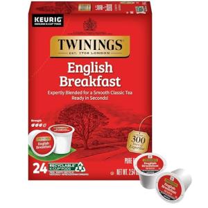 Twinings of London English Breakfast Tea K-Cups for Keurig, 24 Count by Twinnings
