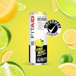 FITAID ZERO, No Artificial Flavors or Sweeteners, Keto-Friendly, Number 1 Post-Workout Recovery Drink, Contains Zero Sugar, BCAAs, Glucosamine, Omega-3s, Green Tea, 5 Calories, 12 Fl Oz (Pack of 12) by LifeAID Beverage Co.