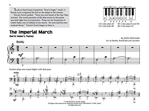 Music for Little Mozarts -- Little Mozarts Go to Hollywood, Bk 3-4: 10 Favorites from TV, Movies and Radio