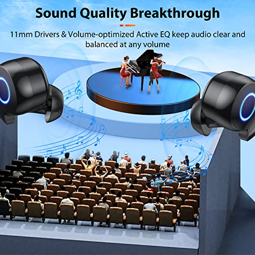 NIPELL Wireless Earbuds, Bluetooth 5.2 Headphones with 1800mAh Charging Case - 88Hrs Play Time - Cell Phones Charging Function, Built-in Microphone IPX5 Waterproof Earphone for iOS/Android by Huizhou Lixufa Technology Co., Ltd. Shenzhen Bonfin