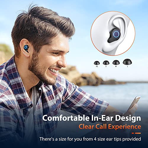 NIPELL Wireless Earbuds, Bluetooth 5.2 Headphones with 1800mAh Charging Case - 88Hrs Play Time - Cell Phones Charging Function, Built-in Microphone IPX5 Waterproof Earphone for iOS/Android by Huizhou Lixufa Technology Co., Ltd. Shenzhen Bonfin