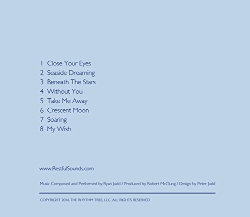 Tranquil Guitar CD - Soothing Music with Ocean Waves for Relaxation, Meditation and Sleep - by The Rhythm Tree - The Rest and Relaxation Series